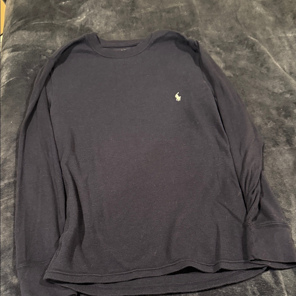Polo by Ralph Lauren Men's Navy Long Sleeve Tee